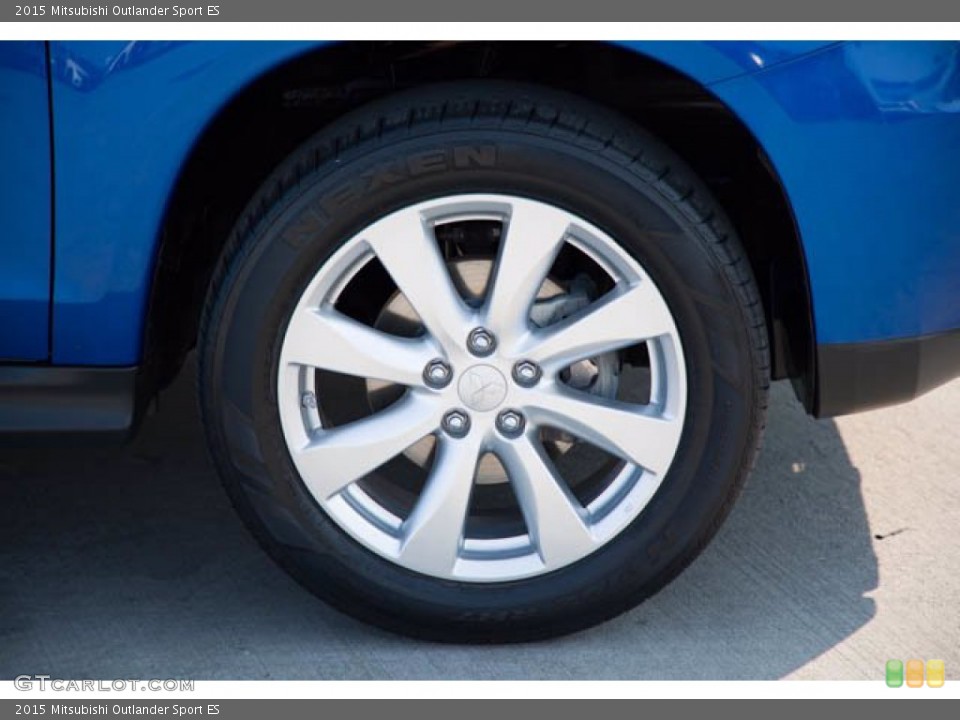 2015 Mitsubishi Outlander Sport ES Wheel and Tire Photo #139311382