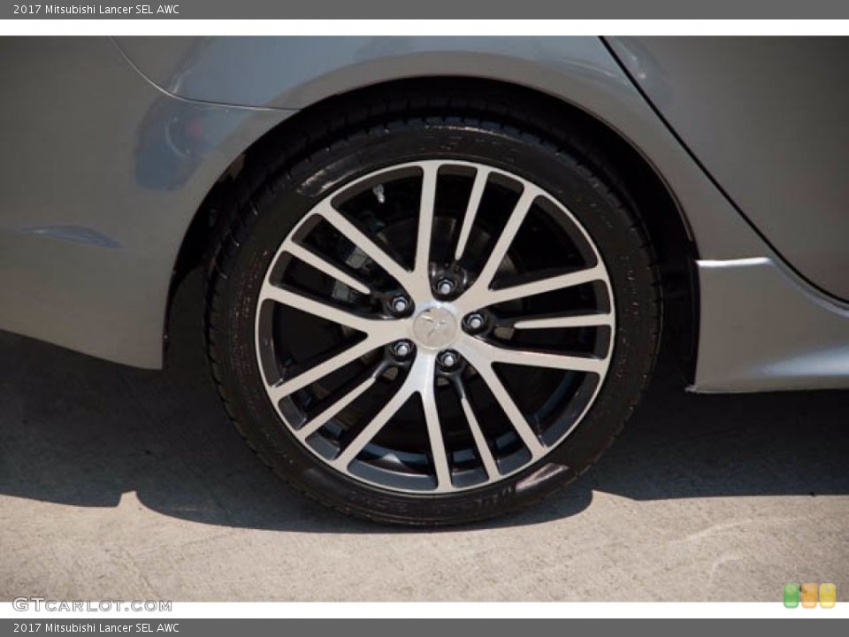 2017 Mitsubishi Lancer SEL AWC Wheel and Tire Photo #139353006