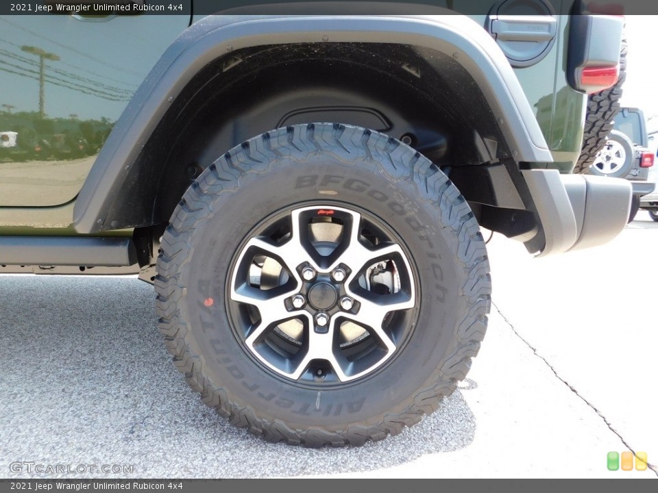 2021 Jeep Wrangler Unlimited Rubicon 4x4 Wheel and Tire Photo #139360453