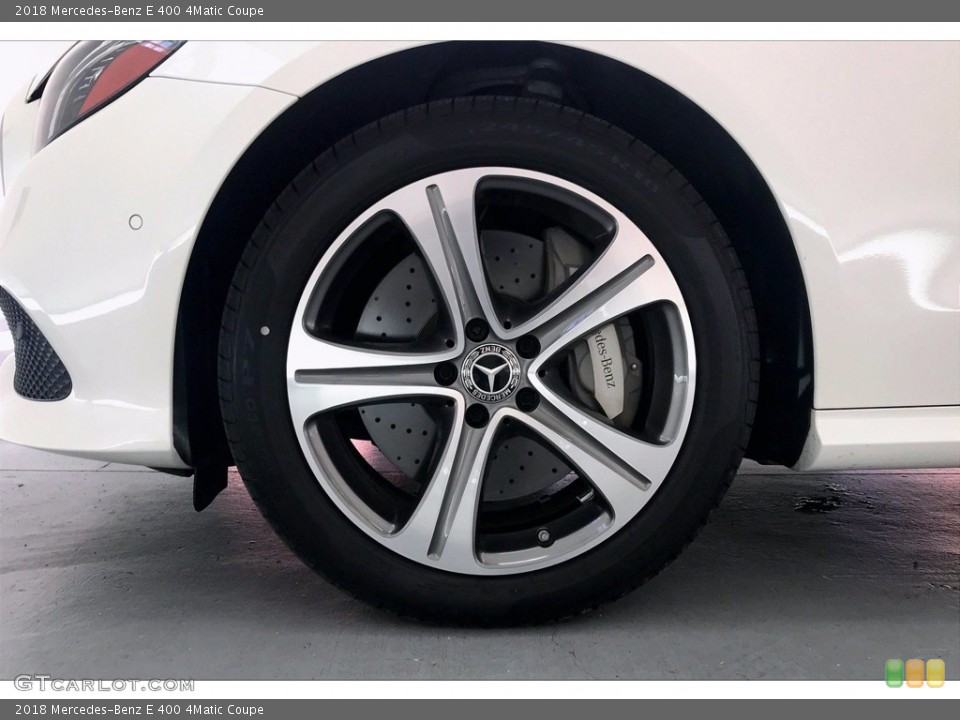 2018 Mercedes-Benz E 400 4Matic Coupe Wheel and Tire Photo #139377287