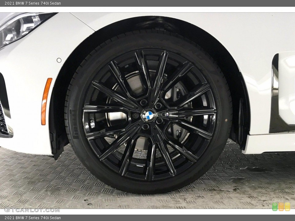 2021 BMW 7 Series 740i Sedan Wheel and Tire Photo #139391212