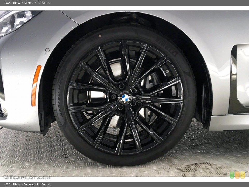2021 BMW 7 Series 740i Sedan Wheel and Tire Photo #139394707