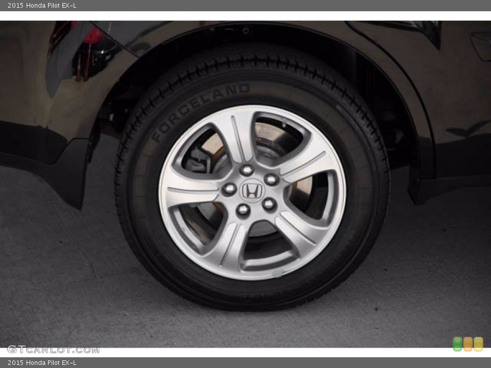 2015 Honda Pilot EX-L Wheel and Tire Photo #139400409