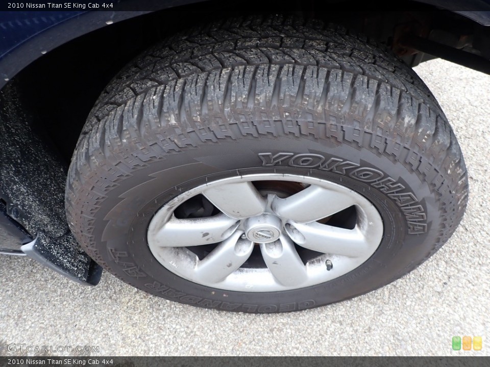 2010 Nissan Titan SE King Cab 4x4 Wheel and Tire Photo #139409105