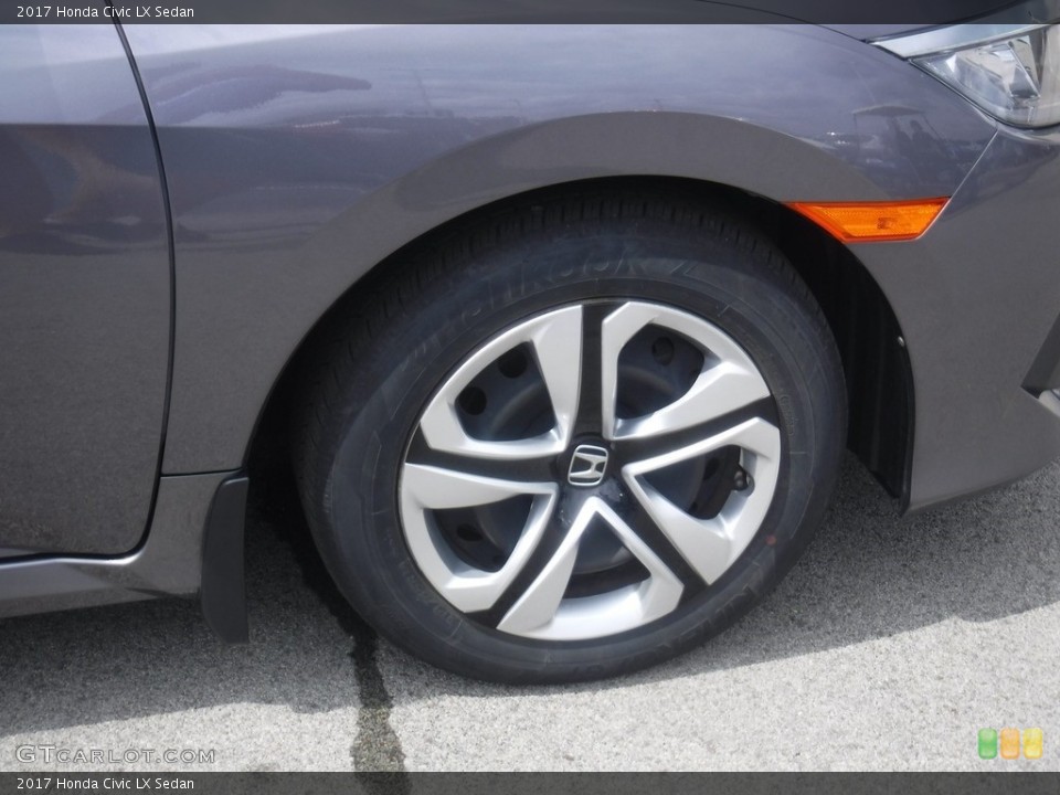 2017 Honda Civic LX Sedan Wheel and Tire Photo #139413794