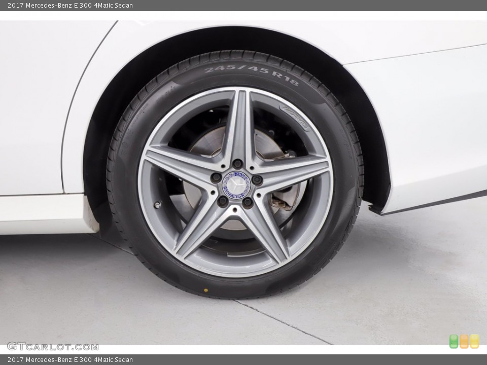 2017 Mercedes-Benz E 300 4Matic Sedan Wheel and Tire Photo #139420589