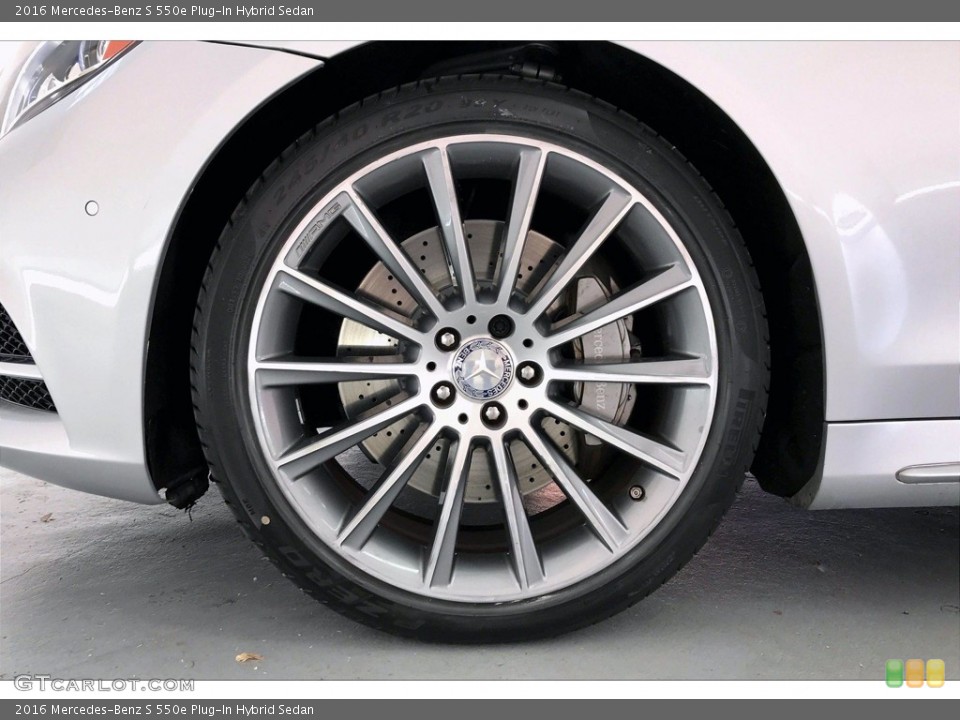 2016 Mercedes-Benz S 550e Plug-In Hybrid Sedan Wheel and Tire Photo #139435182