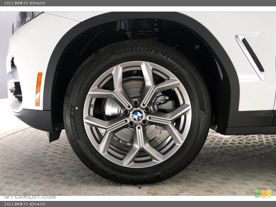 2021 BMW X3 sDrive30i Wheel and Tire Photo #139435266