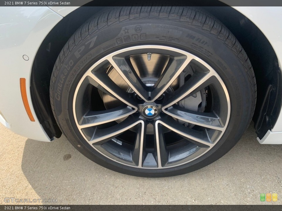2021 BMW 7 Series 750i xDrive Sedan Wheel and Tire Photo #139438014