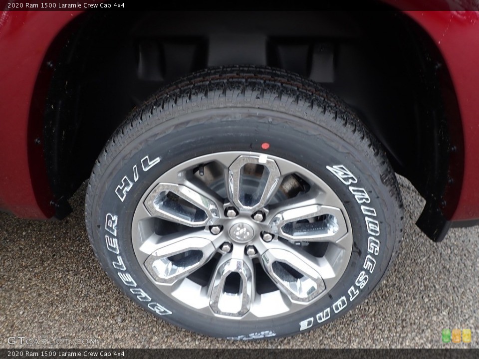2020 Ram 1500 Laramie Crew Cab 4x4 Wheel and Tire Photo #139452658