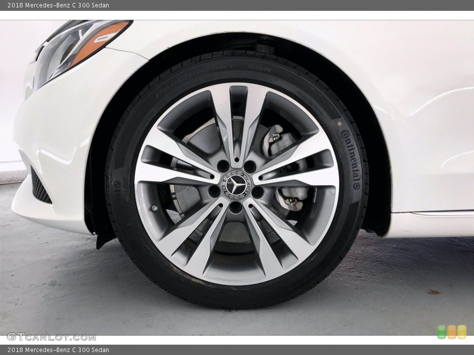 2018 Mercedes-Benz C 300 Sedan Wheel and Tire Photo #139474678