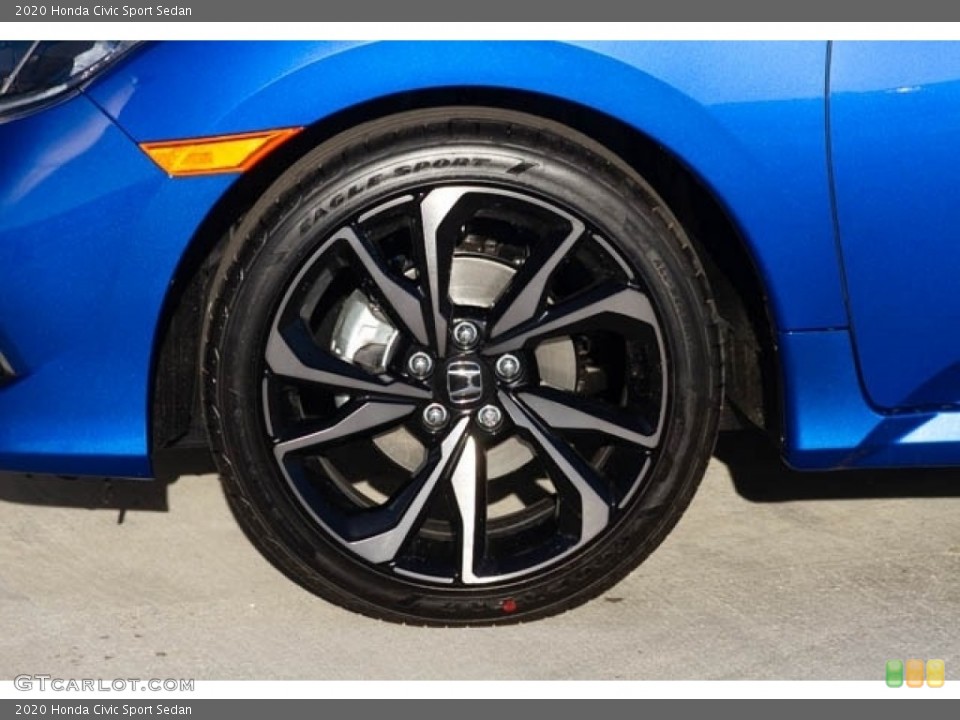 2020 Honda Civic Sport Sedan Wheel and Tire Photo #139475455