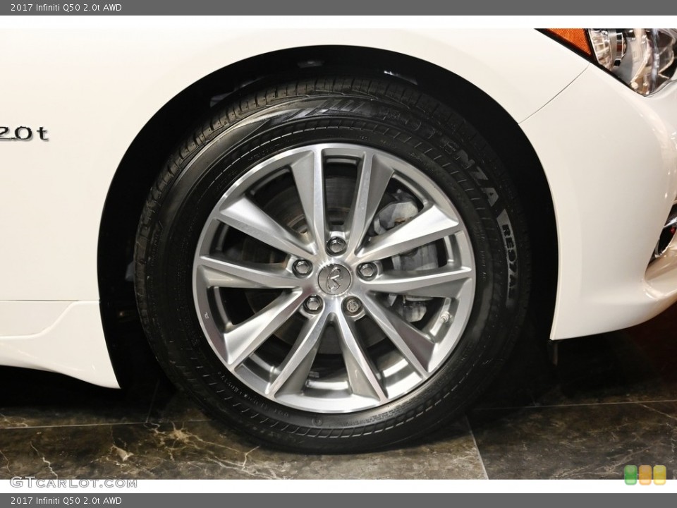 2017 Infiniti Q50 2.0t AWD Wheel and Tire Photo #139486146