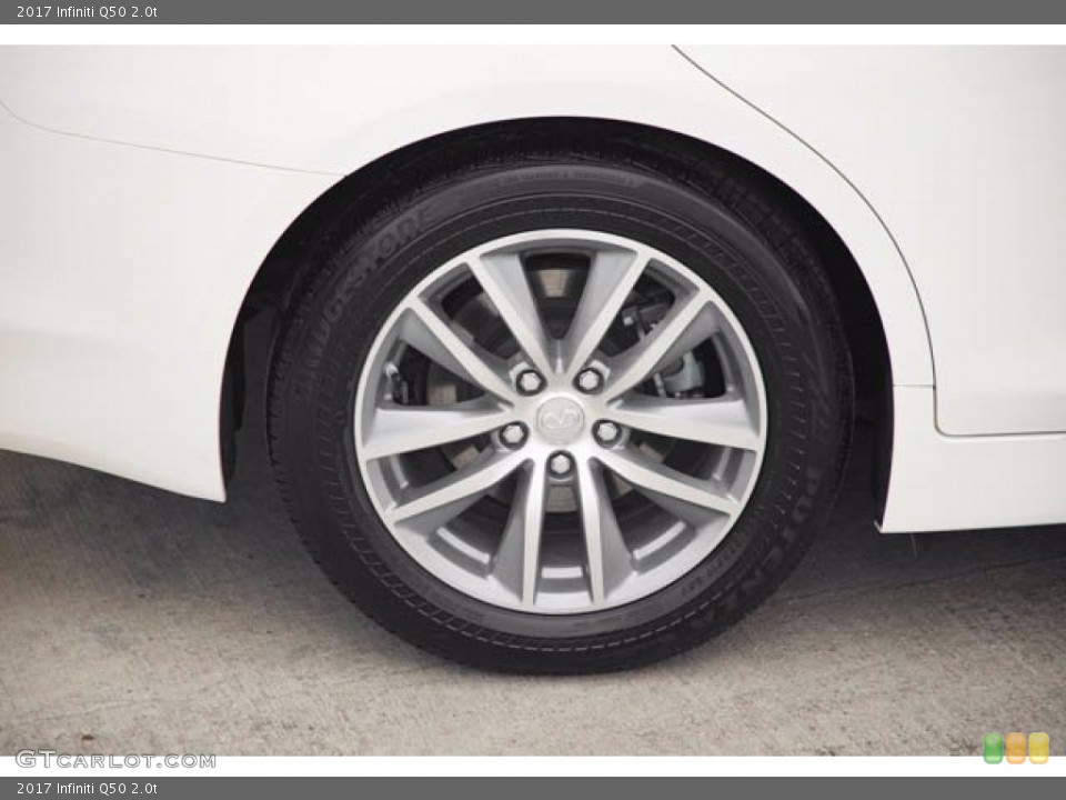 2017 Infiniti Q50 2.0t Wheel and Tire Photo #139491388