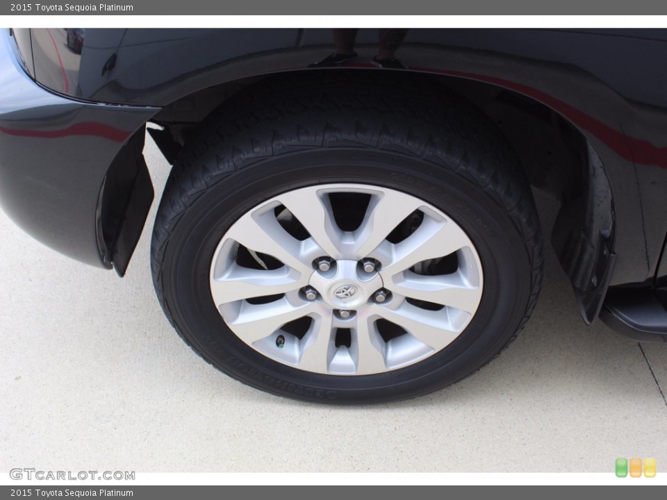 2015 Toyota Sequoia Platinum Wheel and Tire Photo #139511755