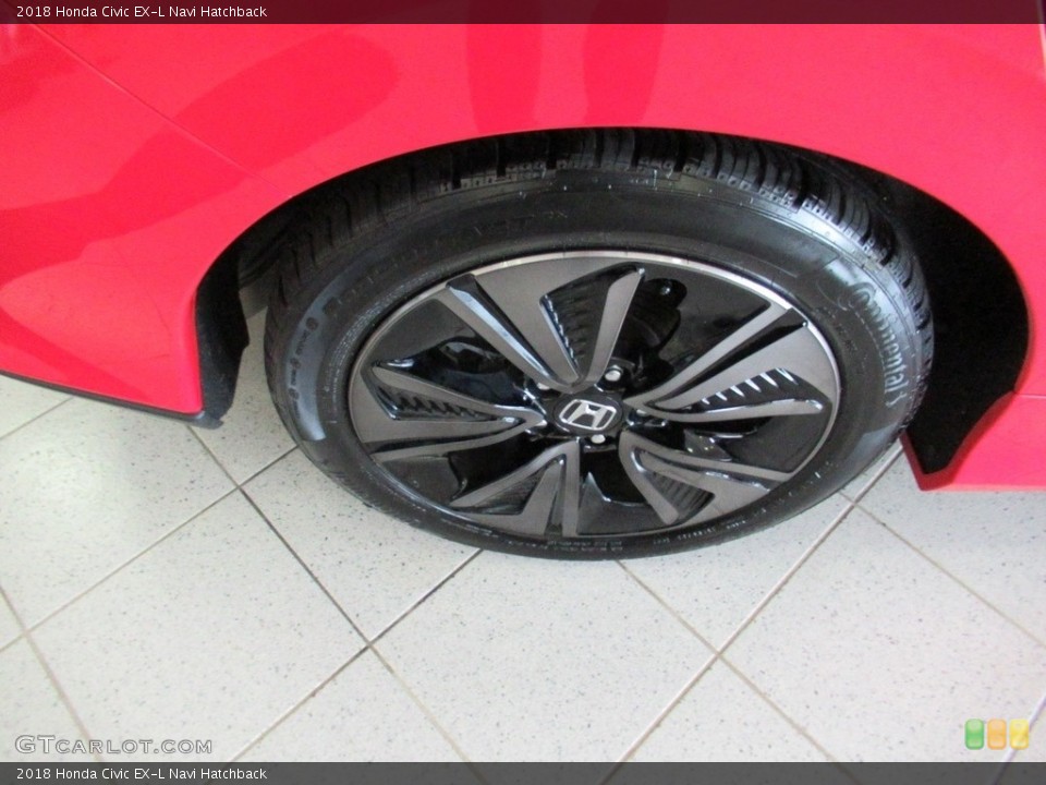 2018 Honda Civic EX-L Navi Hatchback Wheel and Tire Photo #139527478