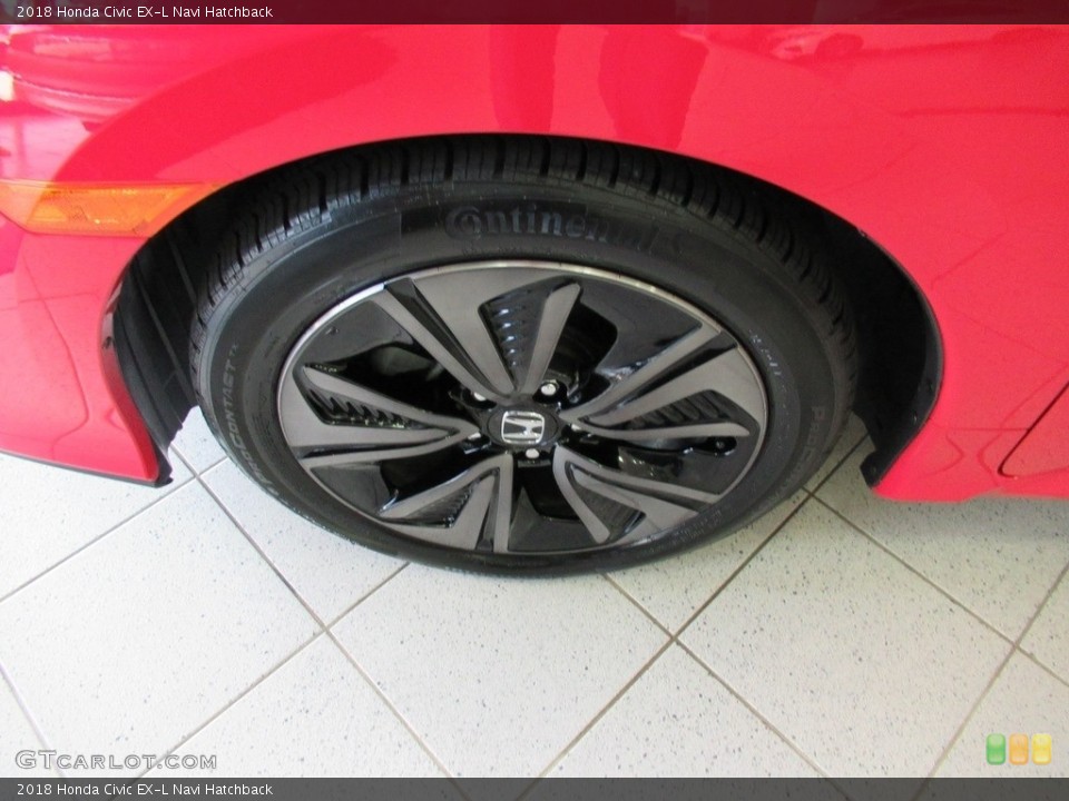 2018 Honda Civic EX-L Navi Hatchback Wheel and Tire Photo #139527613