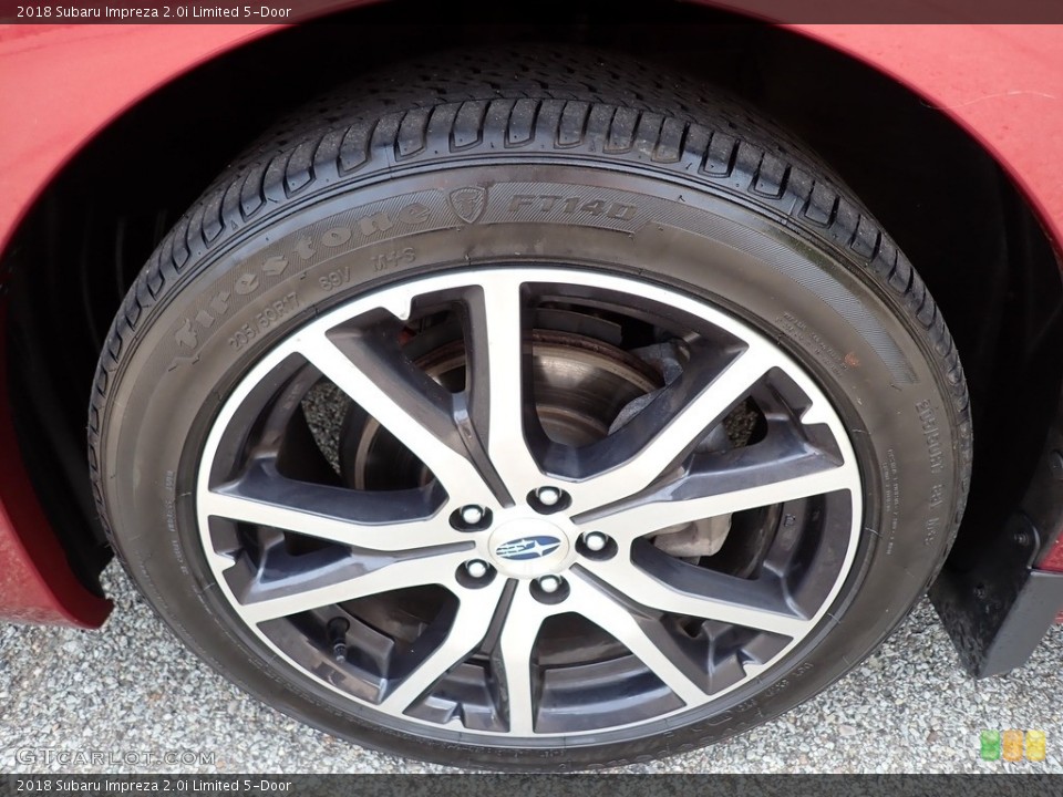 2018 Subaru Impreza 2.0i Limited 5-Door Wheel and Tire Photo #139553423