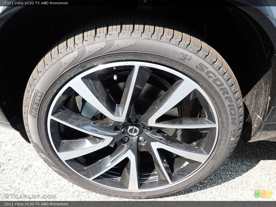 2021 Volvo XC90 T6 AWD Momentum Wheel and Tire Photo #139562267