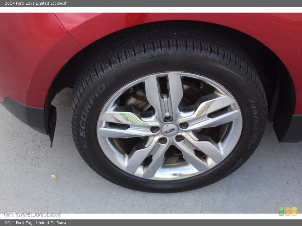 2014 Ford Edge Limited EcoBoost Wheel and Tire Photo #139574793