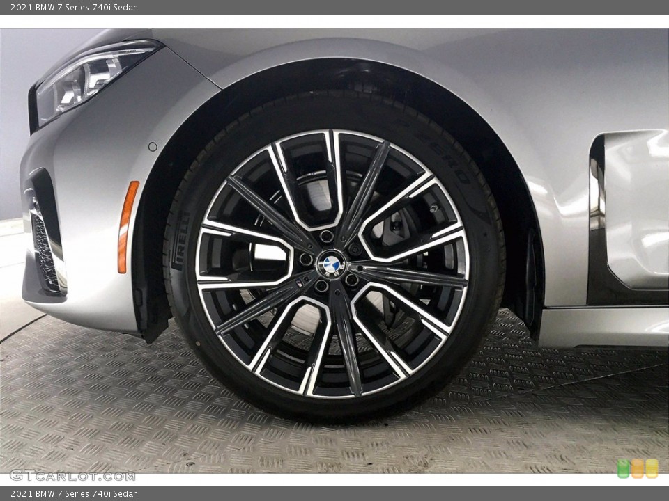 2021 BMW 7 Series 740i Sedan Wheel and Tire Photo #139581966