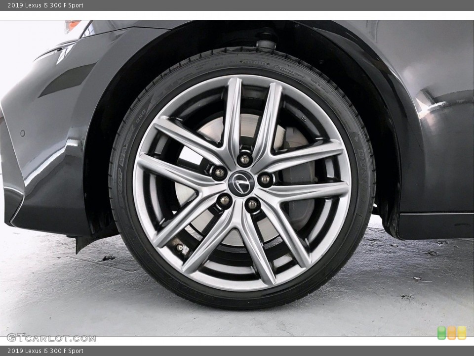 2019 Lexus IS 300 F Sport Wheel and Tire Photo #139586427