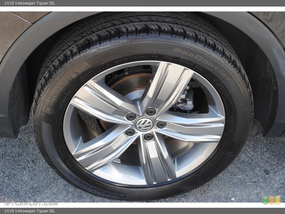 2018 Volkswagen Tiguan SEL Wheel and Tire Photo #139590737