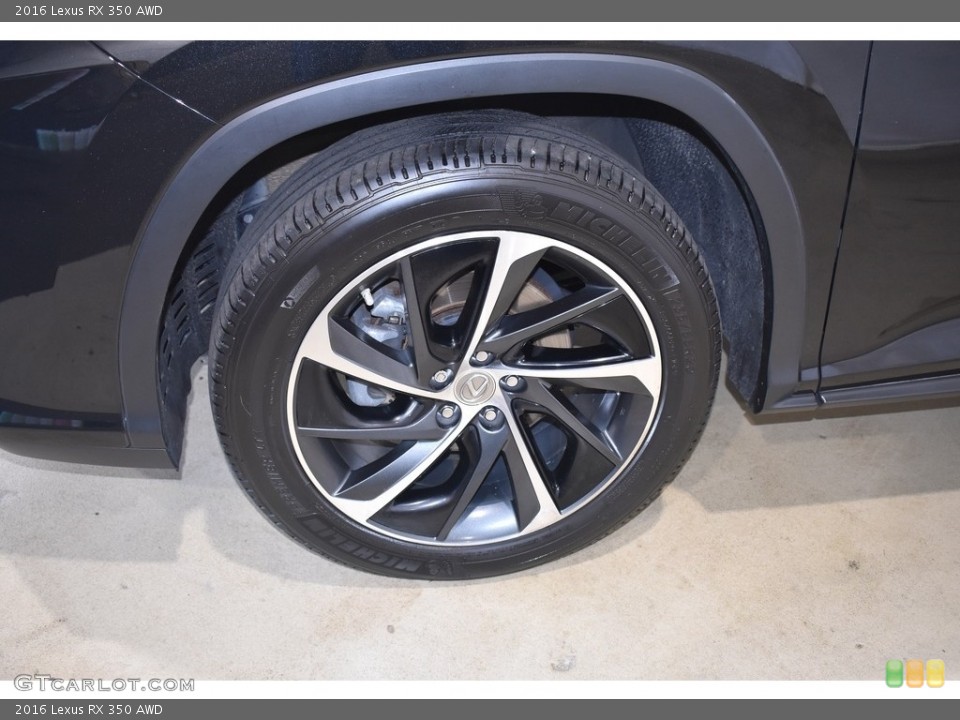 2016 Lexus RX 350 AWD Wheel and Tire Photo #139593191