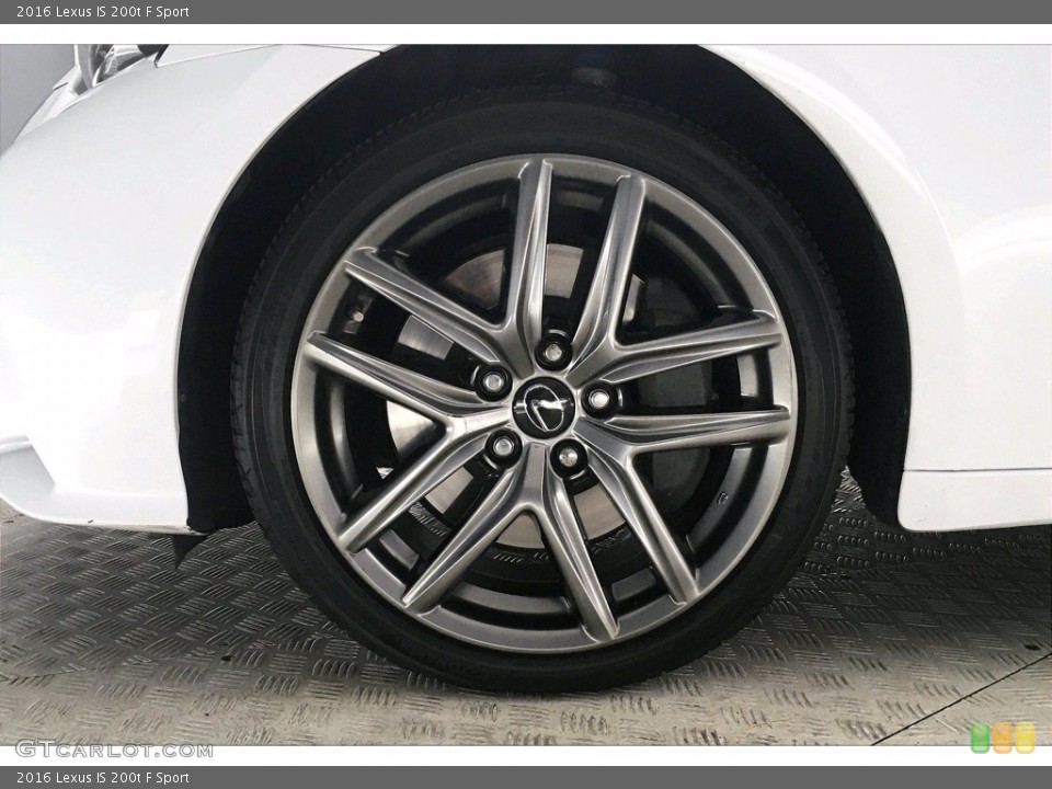 2016 Lexus IS 200t F Sport Wheel and Tire Photo #139603371