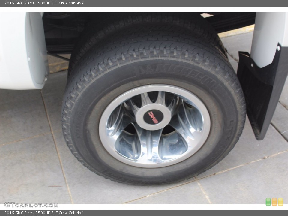 2016 GMC Sierra 3500HD SLE Crew Cab 4x4 Wheel and Tire Photo #139612752