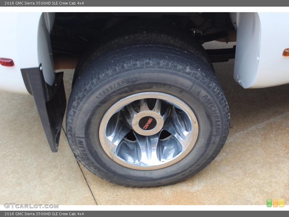 2016 GMC Sierra 3500HD SLE Crew Cab 4x4 Wheel and Tire Photo #139612797