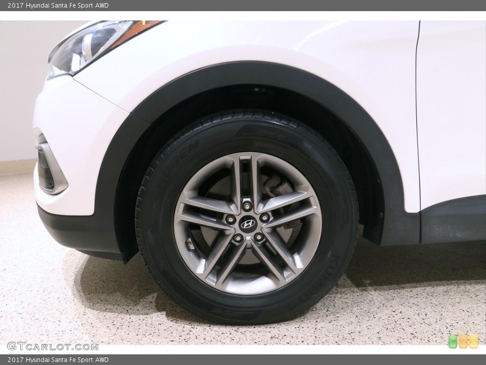 2017 Hyundai Santa Fe Sport AWD Wheel and Tire Photo #139634043
