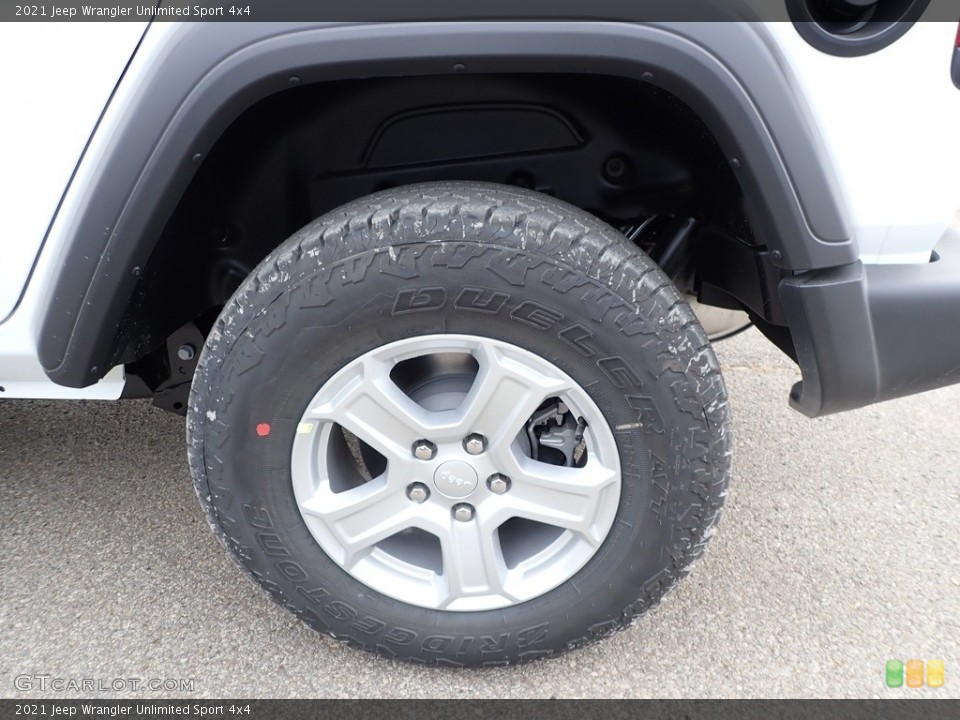 2021 Jeep Wrangler Unlimited Sport 4x4 Wheel and Tire Photo #139655646
