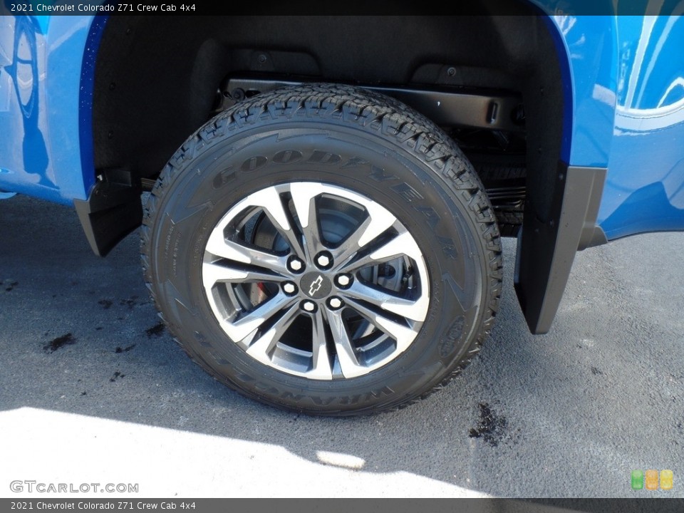 2021 Chevrolet Colorado Z71 Crew Cab 4x4 Wheel and Tire Photo #139673856