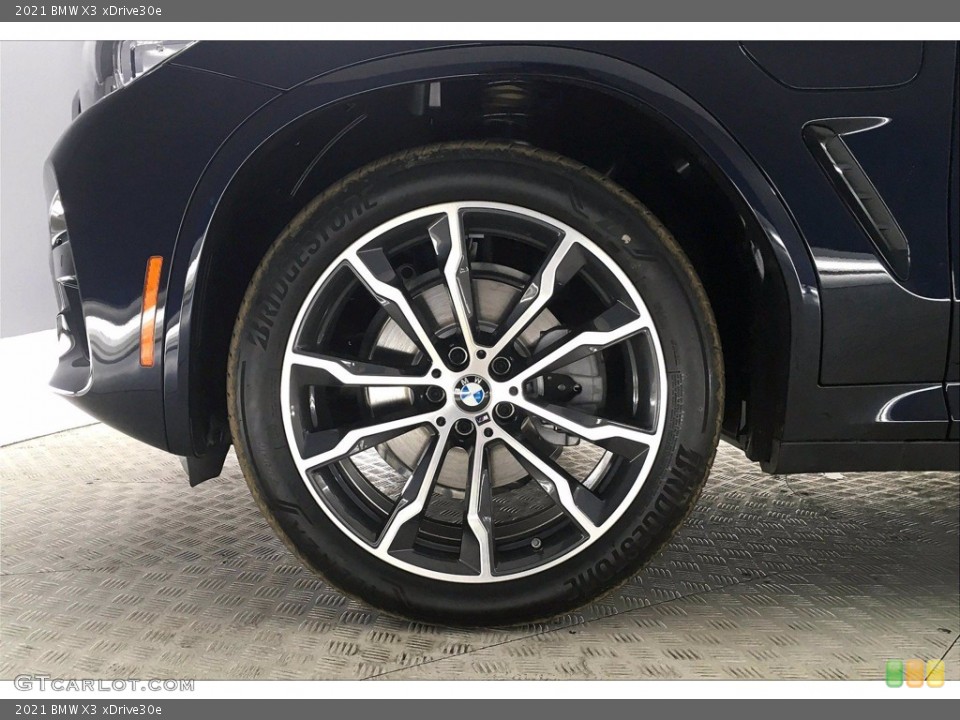 2021 BMW X3 xDrive30e Wheel and Tire Photo #139675170