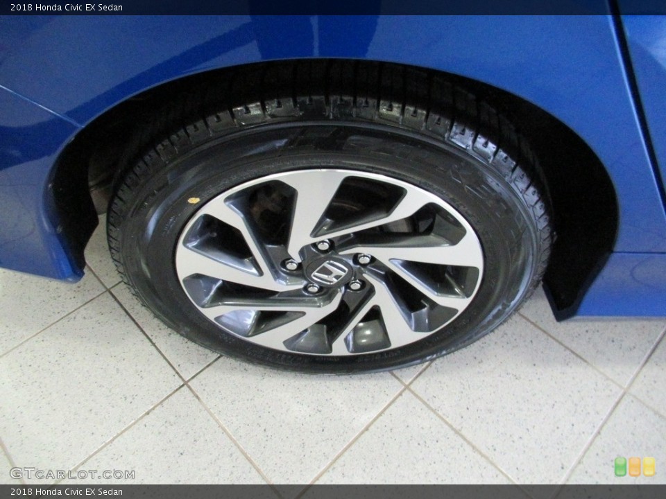 2018 Honda Civic EX Sedan Wheel and Tire Photo #139709209
