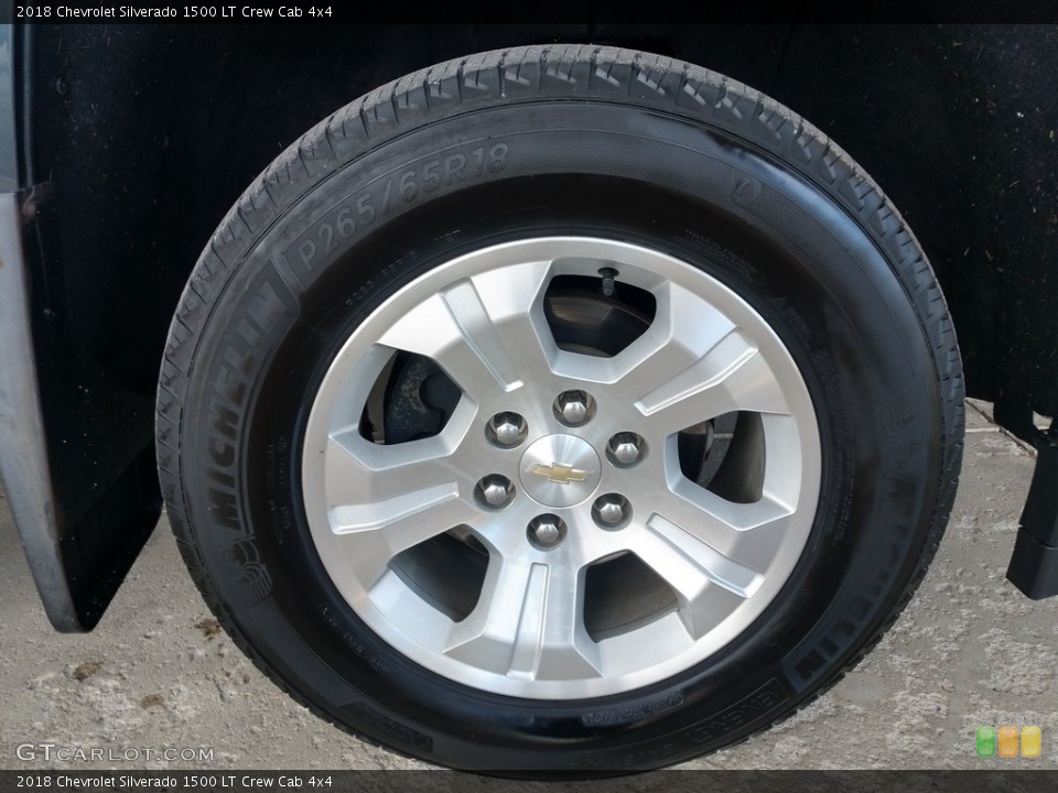 2018 Chevrolet Silverado 1500 LT Crew Cab 4x4 Wheel and Tire Photo #139723167