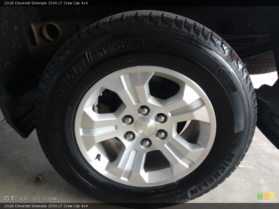 2018 Chevrolet Silverado 1500 LT Crew Cab 4x4 Wheel and Tire Photo #139723227