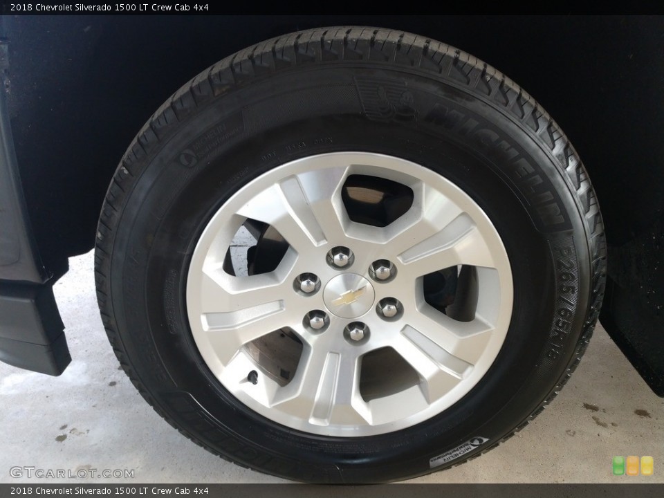 2018 Chevrolet Silverado 1500 LT Crew Cab 4x4 Wheel and Tire Photo #139723251