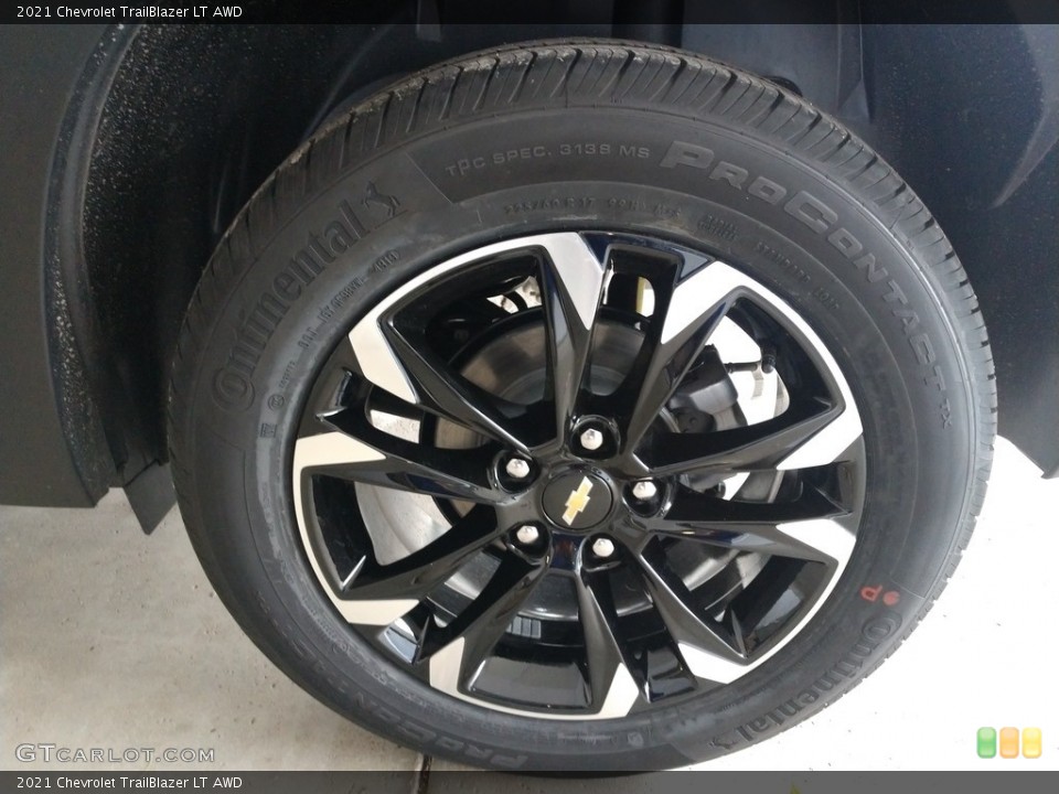 2021 Chevrolet TrailBlazer LT AWD Wheel and Tire Photo #139725897