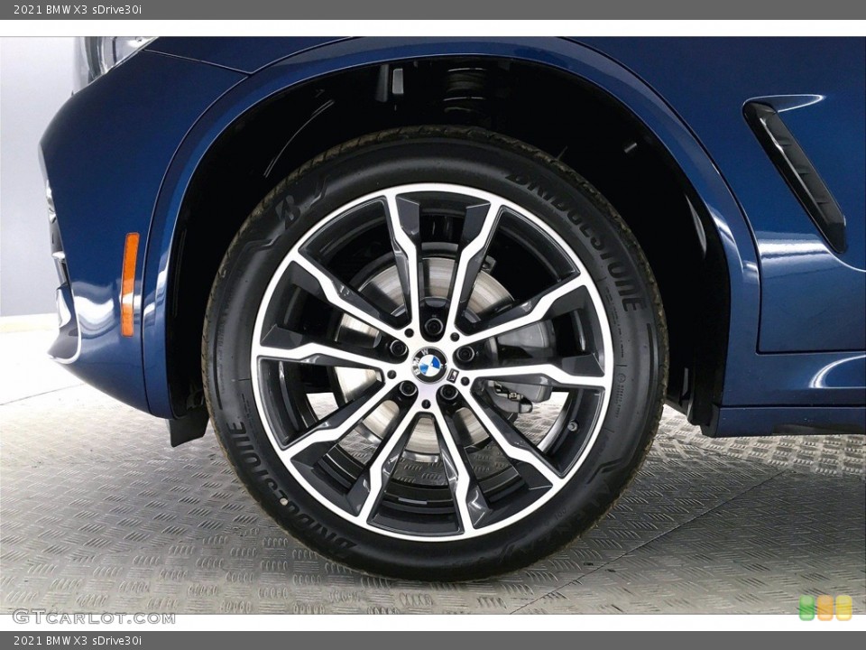 2021 BMW X3 sDrive30i Wheel and Tire Photo #139727367