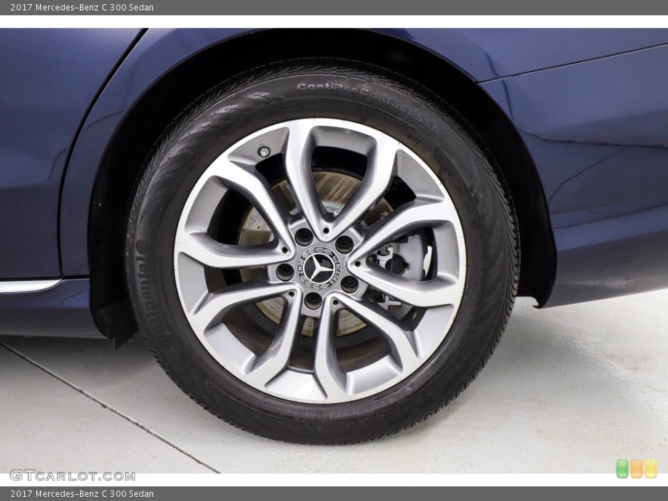 2017 Mercedes-Benz C 300 Sedan Wheel and Tire Photo #139728243