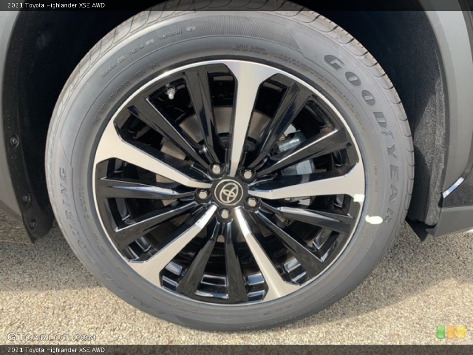 2021 Toyota Highlander XSE AWD Wheel and Tire Photo #139737247