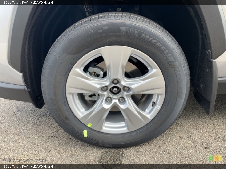 2021 Toyota RAV4 XLE AWD Hybrid Wheel and Tire Photo #139740653