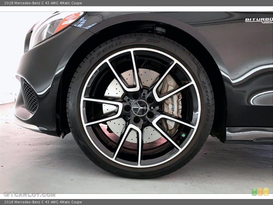 2018 Mercedes-Benz C 43 AMG 4Matic Coupe Wheel and Tire Photo #139805241