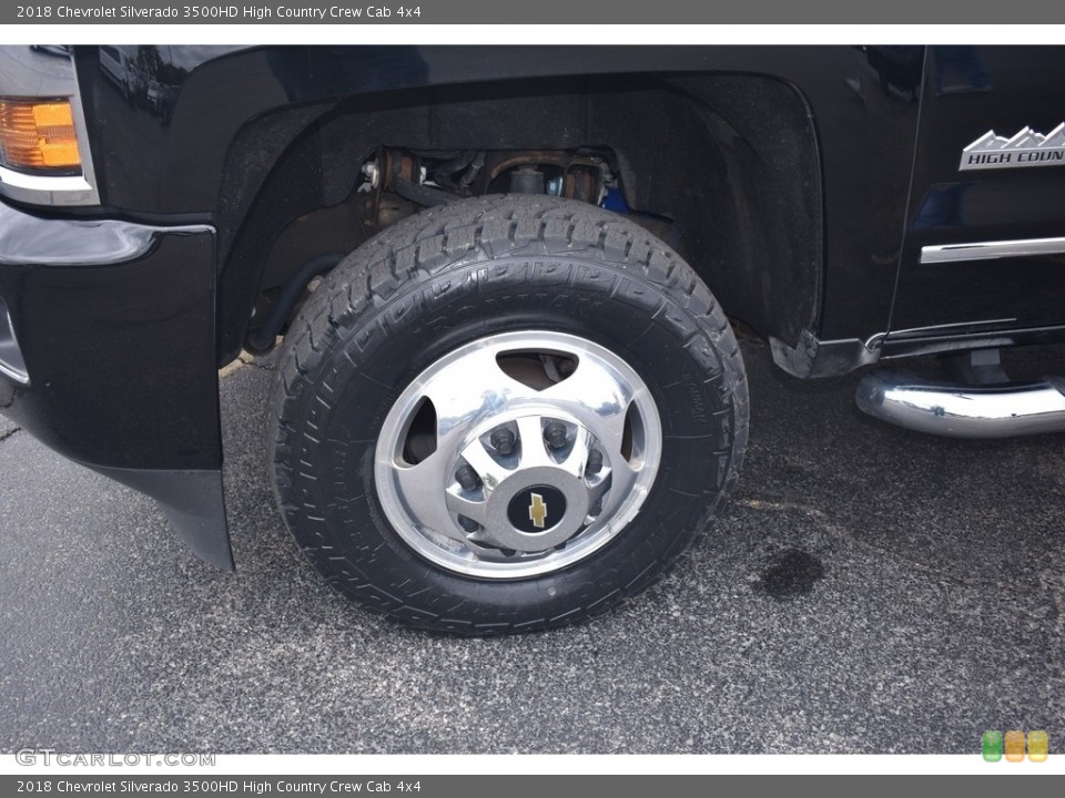 2018 Chevrolet Silverado 3500HD High Country Crew Cab 4x4 Wheel and Tire Photo #139805652