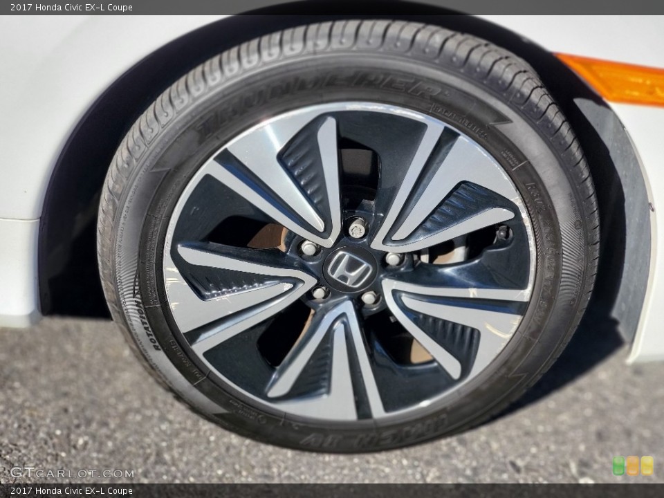 2017 Honda Civic EX-L Coupe Wheel and Tire Photo #139808601