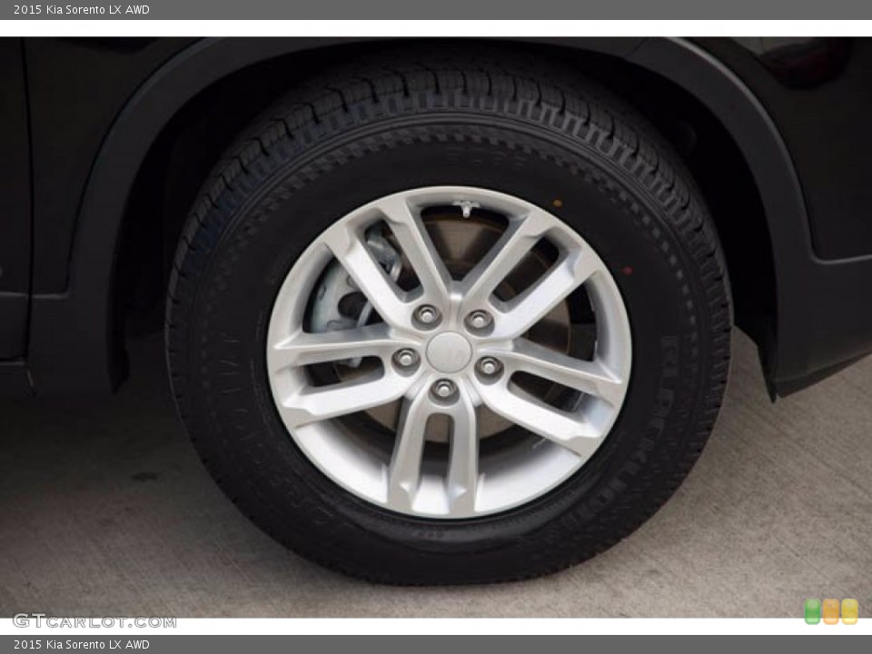 2015 Kia Sorento LX AWD Wheel and Tire Photo #139833897