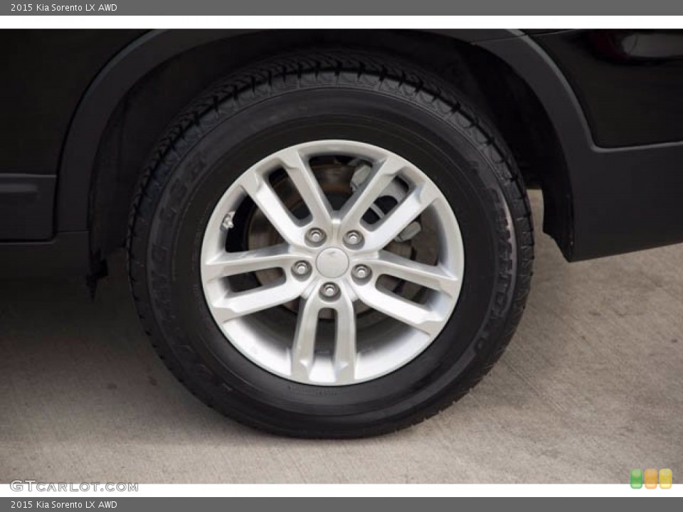2015 Kia Sorento LX AWD Wheel and Tire Photo #139833909