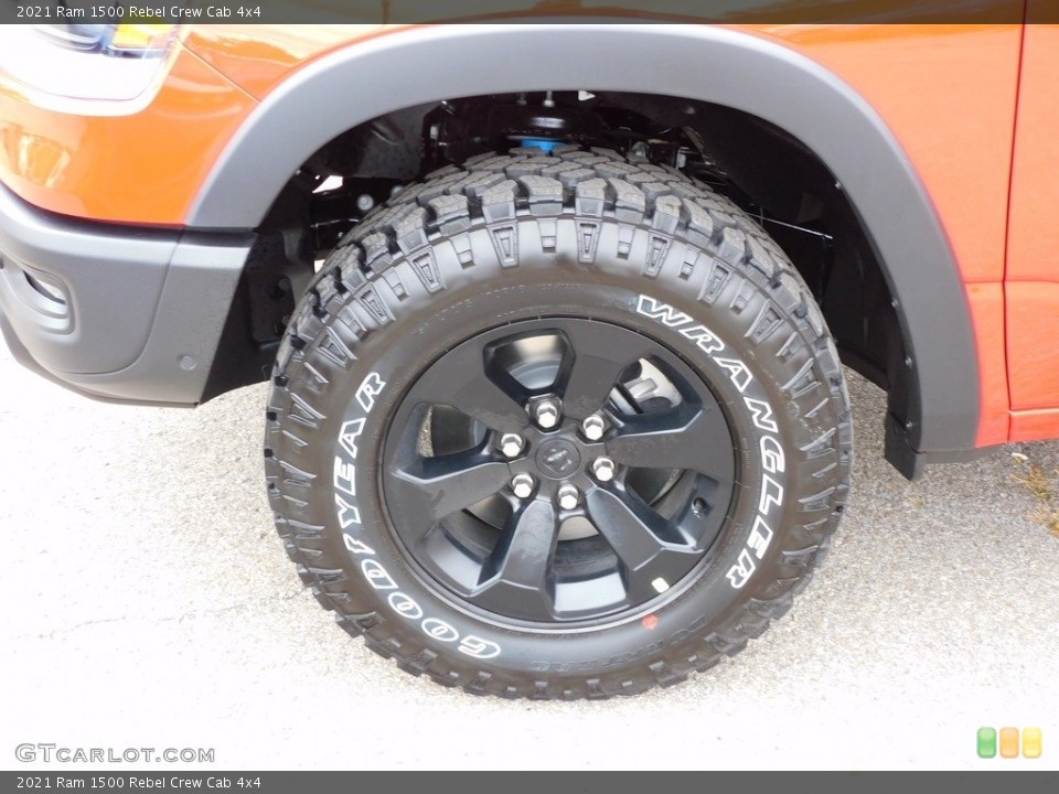 2021 Ram 1500 Rebel Crew Cab 4x4 Wheel and Tire Photo #139845901
